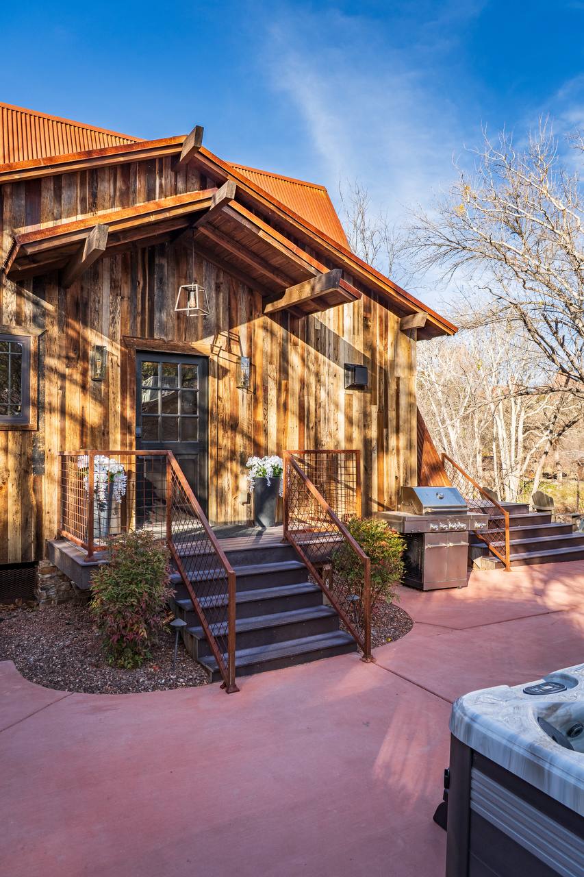 Creek and canyon views